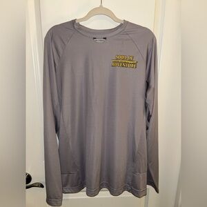 Soul of Adventure Gray Long Sleeve “captain” Rash Guard/Fishing Shirt